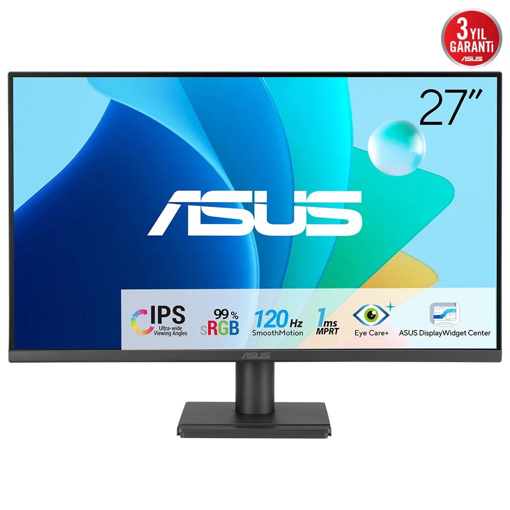 ASUS 27" IPS VA279HG 1MS 120Hz HDMI VGA Gaming Monitör (1920 X 1080) / 90LM04J1-B02371