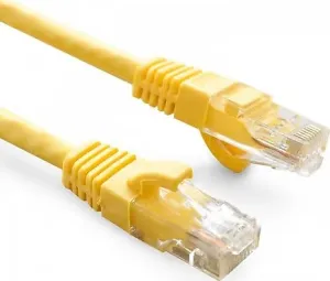 ODS 0.3m CAT6 Utp LSZH Saf Bakır Sarı Patch Kablo (20'li Paket)