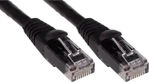 ODS 2metre CAT6 Utp LSZH Saf Bakır Siyah Patch Kablo  (5'li paket)