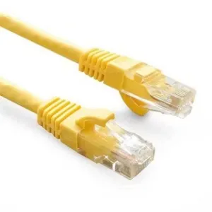 ODS 2metre CAT6 Utp LSZH Saf Bakır Sarı Patch Kablo  (5'li paket)