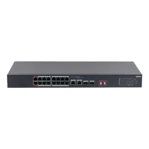 DAHUA 16port PoE 135w 2-SFP 2-Uplink Yönetilemez Switch S3218-16ET-135
