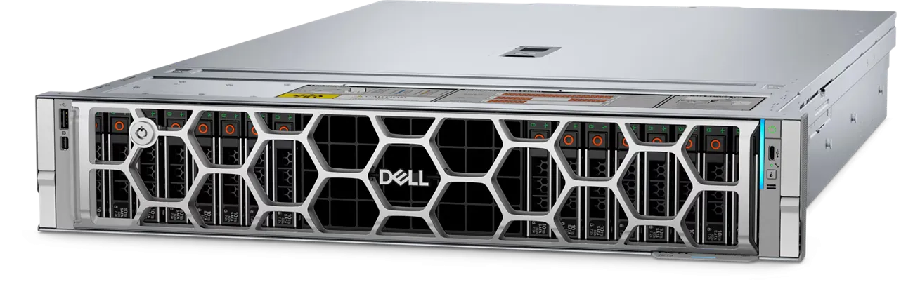 DELL POWEREDGE R770 XEON 2x6515P-64GB DDR5 RDIMM-2X480GB SSD-2x1100w Rack Sunucu