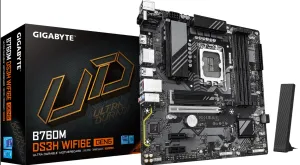GIGABYTE B760M DS3H WIFI6E DDR5 HDMI VGA DP 1700p mATX