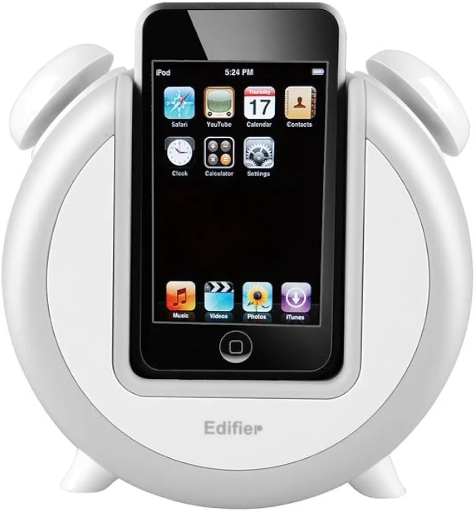 EDIFIER Image Series IF200Plus Retro Çalar Saat Tasarımlı iPod Hoparlör Dock Sistem