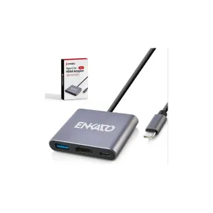ENKADO EKD-TP43, Type-C To HDMI+PD+USB 3.0 Çevirici