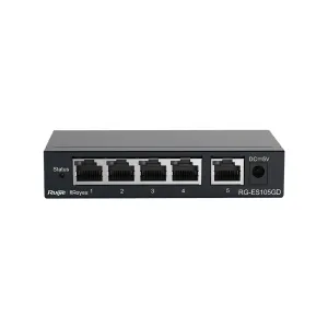 RUIJIE REYEE RG-ES105GD 5 Port GigaBit Switch  Metal Kasa