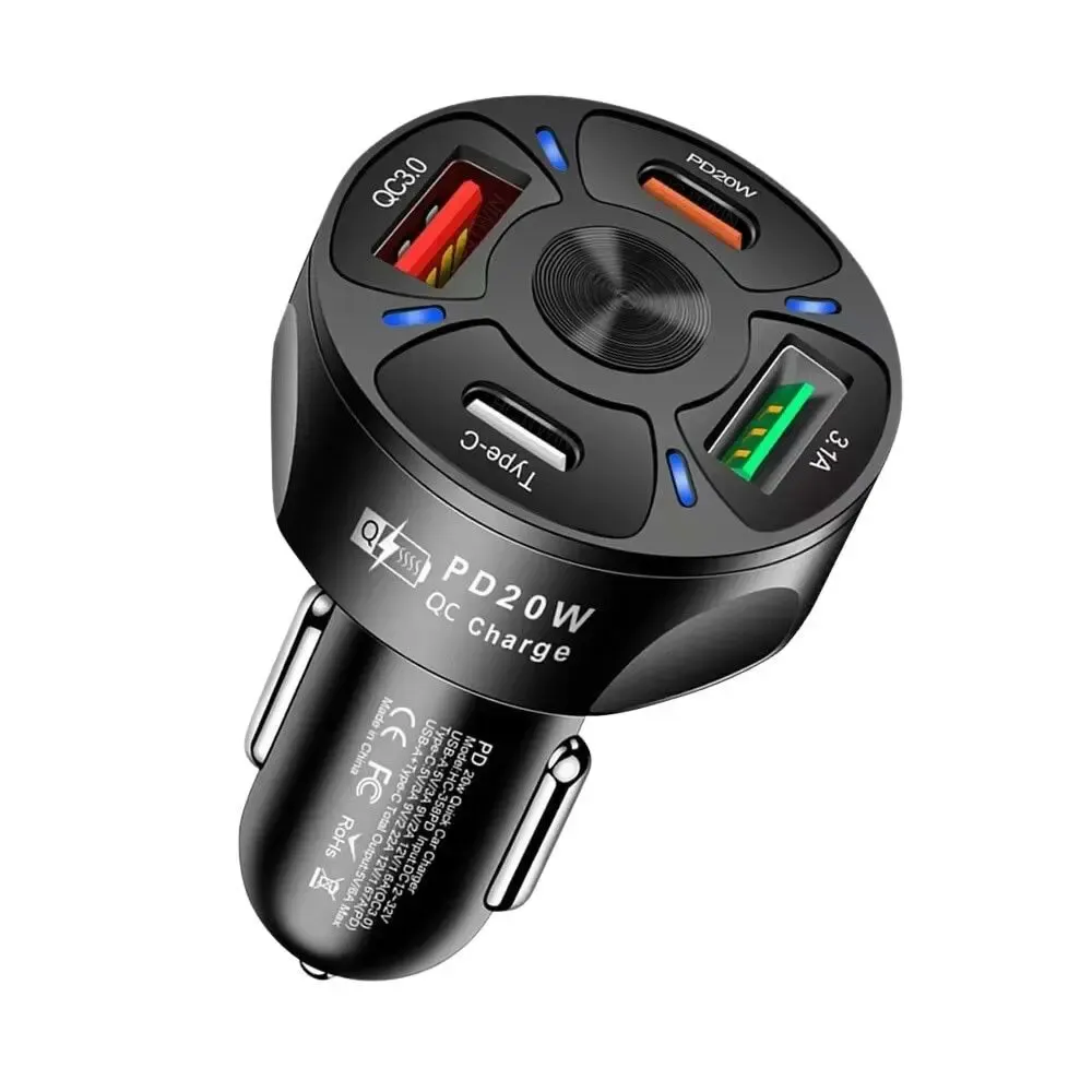 CONCORD C-776 3X USB-C & 1x USB A Fast Araç Şarjı