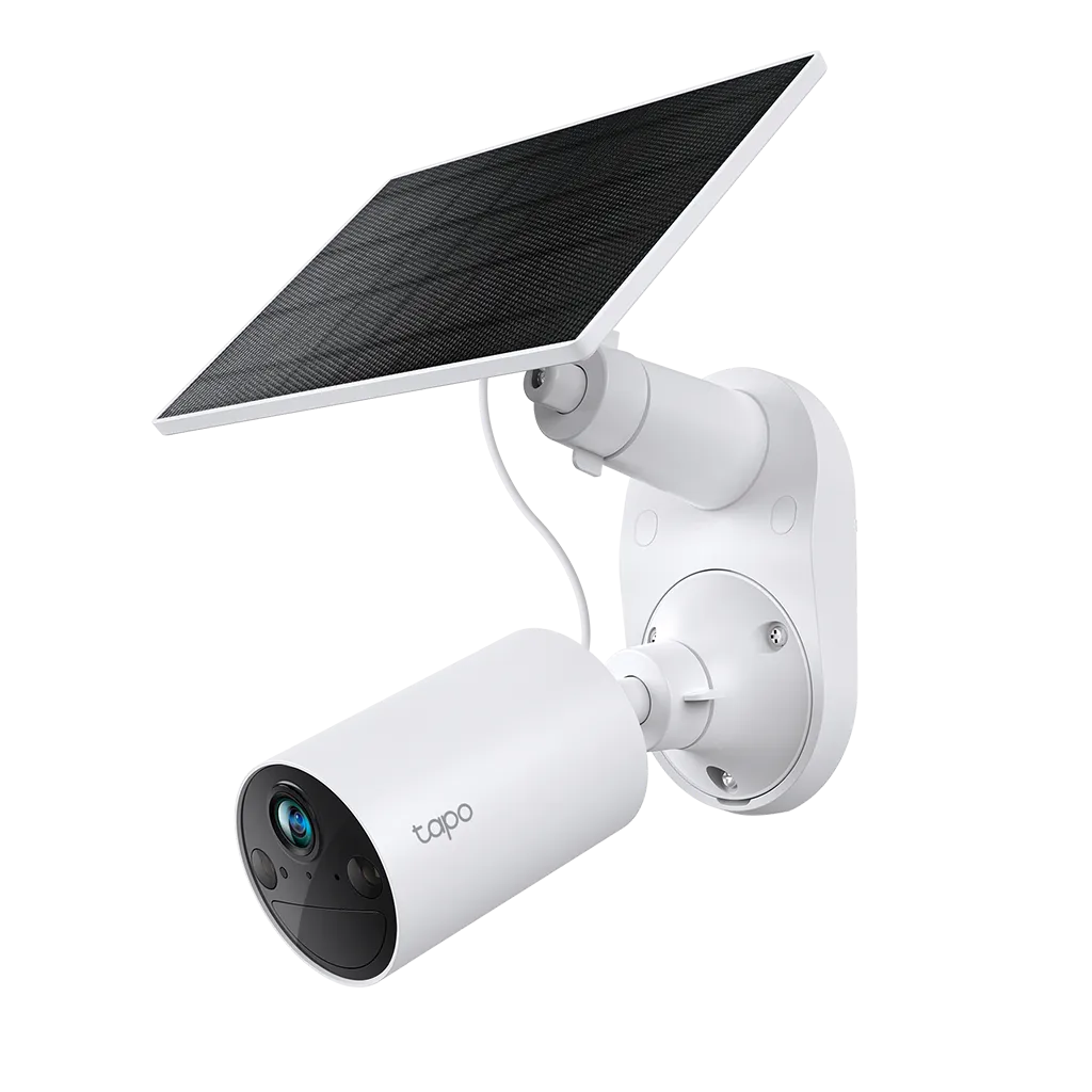 TP-LINK Tapo TC82 KIT (C410 KIT), 2K, 3,0Mpix, Dış Mekan, IP65, WiFi, 9Mt. Renkli Gece Görüşü, İki Yönlü Ses, Güneş Enerjili Güvenlik Kamerası Kiti