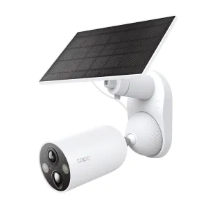 TP-LINK Tapo TC85 KIT (C425 KIT), 2K QHD, 4,0Mpix, Dış Mekan, IP66, WiFi, 15Mt. Renkli Gece Görüşü, İki Yönlü Ses, Yapay Zeka Destekli, Güneş Enerjili Güvenlik Kamerası Kiti