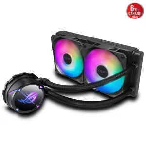 ASUS 240mm ROG STRIX LC II 240 ARGB AM4-1700p Sıvı Soğutmalı İşlemci Fanı Beyaz / 90RC00E2-M0UAY4