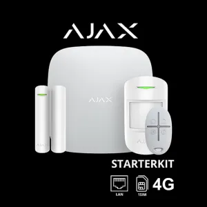 AJAX Starterkit 4G Alarm Seti Beyaz