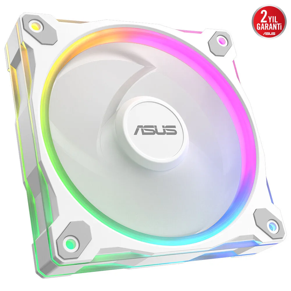 Asus Prime MR120 ARGB 120mm PWM Kasa Fanı - Beyaz /  90DA00I3-B09000