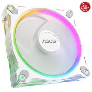 Asus Prime MR120 ARGB 120mm PWM Kasa Fanı - Beyaz /  90DA00I3-B09000