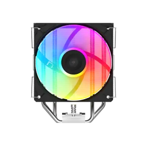 SAMA A40L, Black, 1x120mm ARGB Fan, Kule Tipi Hava Soğutma, 4 adet Gelişmiş Kompozit Isı Borusu, CPU Fan (AMD ve INTEL Tüm işlemciler ile uyumlu)