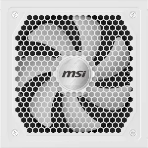 MSI 1000w 80+ Gold MAG A1000GL PCIE5 WHITE Tam Modüler Power Supply Beyaz