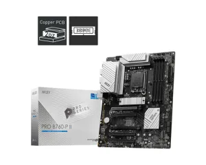 MSI PRO B760-P II DDR5 HDMI-DP PCIE 4.0 1700p ATX