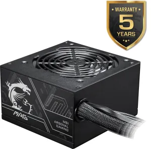 MSI 750w 80+ Bronze MAG A750BN PCIE5 II Power Supply