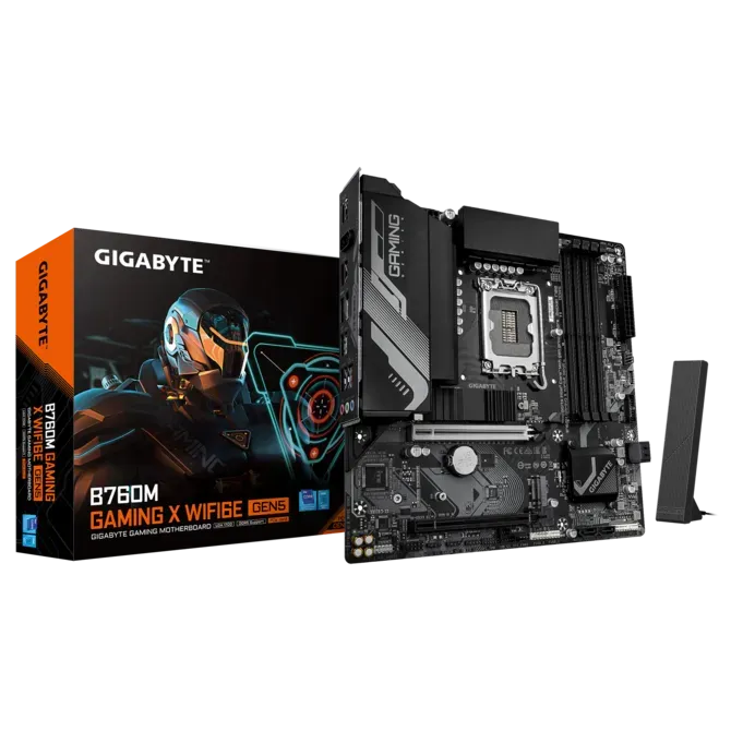 GIGABYTE B760M GAMING X WIFI6E GEN5 DDR5 HDMI-DP PCIE 4.0 1700p mATX