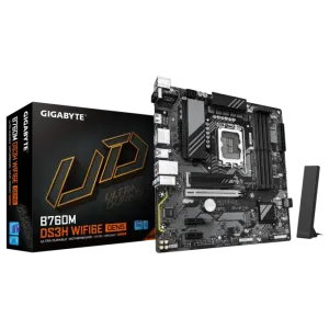 GIGABYTE B760M DS3H WIFI6E GEN5 DDR5 HDMI-DP PCIE 4.0 mATX