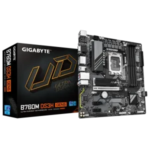 GIGABYTE B760M DS3H GEN5 DDR5 HDMI-DP TYPEC PCIE 4.0 1700p mATX