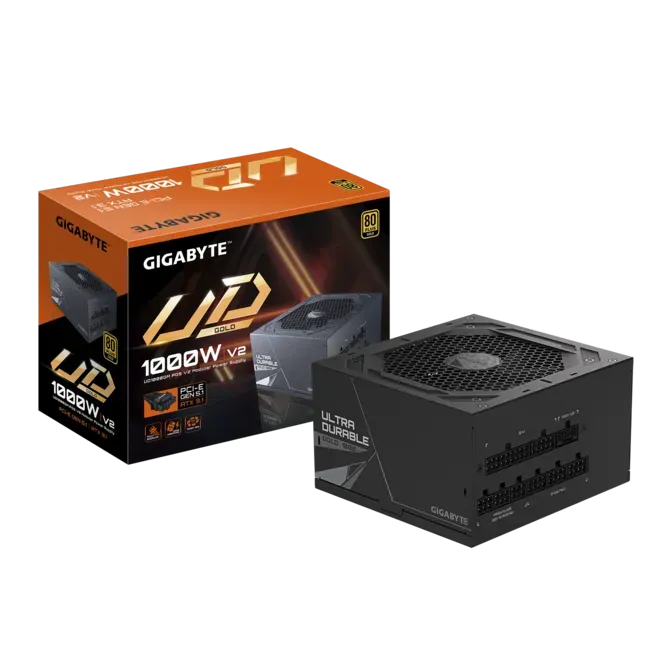 GIGABYTE 1000w 80+Gold GP-UD1000GM PG5 V2 Tam Modüler Power Supply