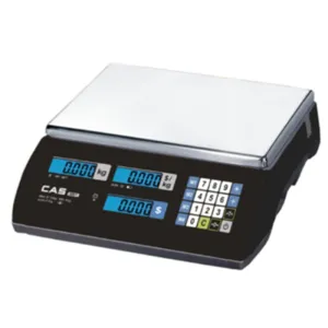 CAS ER JR 15KG LCD Ekran Boyunsuz Fiyat Hesaplamalı Terazi