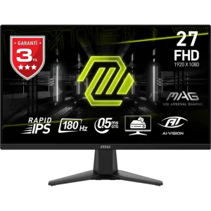MSI 27" RAPID IPS MAG 275F 0.5ms 180Hz HDMI-DP Gaming Monitör 1920x1080