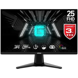 MSI 24.5" IPS G255F 1MS 180Hz HDMI-DP Gaming Monitör 1920x1080