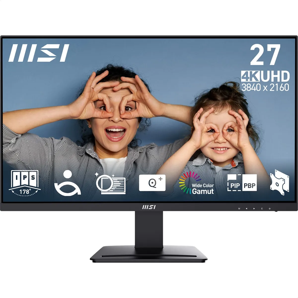 MSI 27" IPS PRO MP273U 4MS 60HZ HDMI-DP Kurumsal Monitör 3840x2160