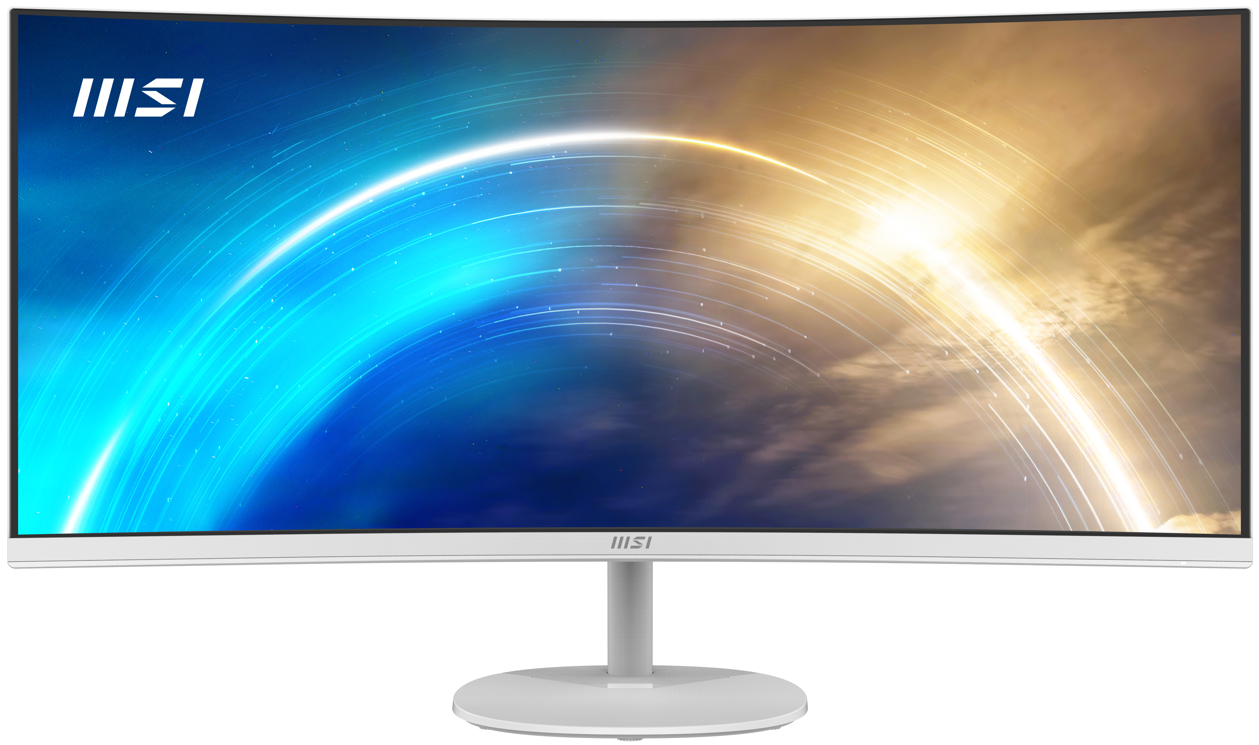 MSI 34" VA PRO MP341CQW 1MS 100HZ HDMI-DP Kavisli Kurumsal Monitör Beyaz 3440x1440