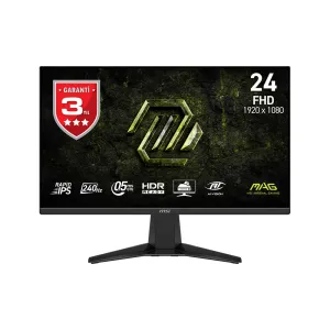 MSI 23.8" RAPID IPS MAG 245F X24 0.5MS 240HZ HDMI-DP Gaming Monitör 1920x1080