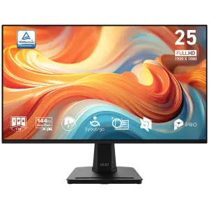 MSI 24.5" IPS PRO MP251 E14L 1MS144HZ HDMI Kurumsal Monitör 1920x1080