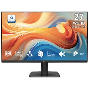 MSI 27" IPS PRO MP275Q E14 4MS 144HZ HDMI-DP Kurumsal Monitör 2560x1440