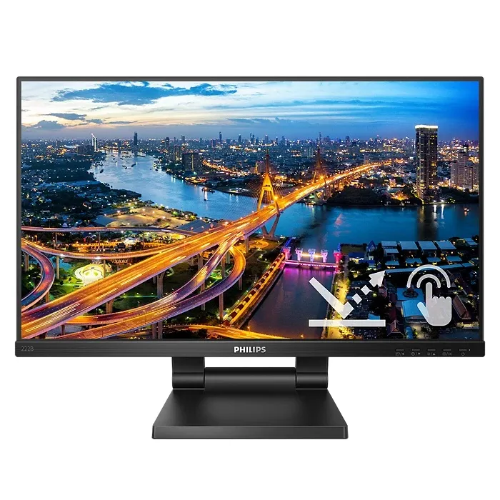 PHILIPS 21.5" Dokunmatik 222B1TC-00 4MS 75Hz HDMI-DP EV Ofis Tipi Monitör 1920x1080