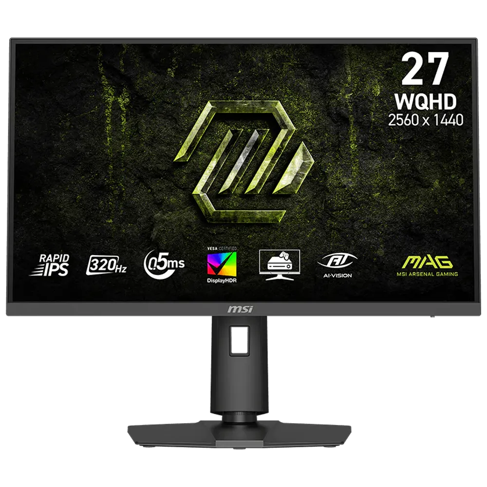 MSI 27" RAPID IPS MAG 274QPF X32 0.5MS 320HZ HDMI-DP Gaming Monitör 2560x1440