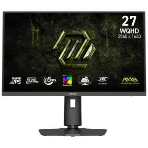 MSI 27" RAPID IPS MAG 274QPF X32 0.5MS 320HZ HDMI-DP Gaming Monitör 2560x1440