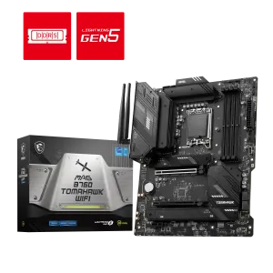 MSI MAG B760 TOMAHAWK WIFI6E DDR5 HDMI-DP TYPEC PCIE 4.0 1700p ATX