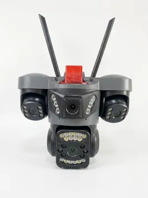 VIVA 4MP 4Lens PT Speed Dome 4G Solar Kamera SIM-864