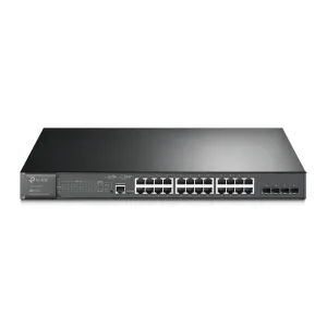 TP-LINK 24port 384w PoE+ 4-SFP GIGABIT Yönetilebilir Switch TL-SG3428MP