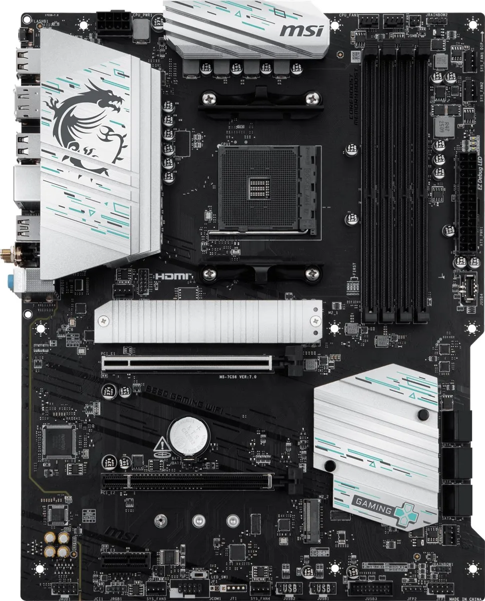 MSI B550 GAMING WIFI5 DDR4 HDMI-DP TYPEC PCIE 4.0 AM4 mATX