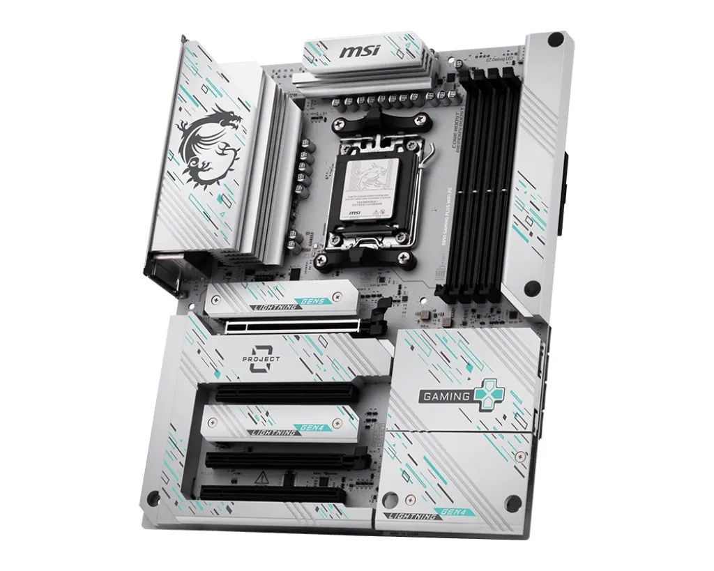 MSI B850 GAMING PLUS WIFI7 PZ DDR5 HDMI-DP TYPEC PCIE 5.0 AM5 ATX