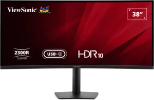 VIEWSONIC 37.5" IPS VA3820C 5MS 75HZ HDMI-DP TYPEC Kavisli Kurumsal Monitör 3840x1600