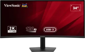 VIEWSONIC 34" IPS VA3420C 1MS 120HZ HDMI-DP Multimedya Kavisli Kurumsal Monitör 3440x1440