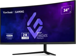 VIEWSONIC 34" VA VX3418C-2K 1MS 180HZ HDMI-DP Kavisli Gaming Monitör 3440x1440