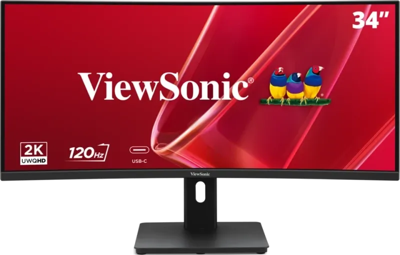 VIEWSONIC 34" VA VA3420C-2 VS20781 3.5MS 120HZ HDMI-DP TYPEC Kavisli Kurumsal Monitör 3440x1440
