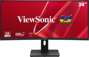 VIEWSONIC 34" VA VA3420C-2 VS20781 3.5MS 120HZ HDMI-DP TYPEC Kavisli Kurumsal Monitör 3440x1440