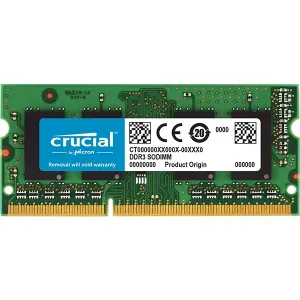 CRUCIAL 8GB DDR3 1600MHZ NOTEBOOK RAM VALUE CT102464BF160B