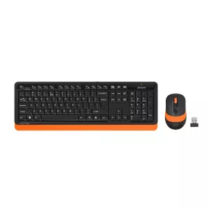 A4TECH FG1010 Kablosuz Q Trk Siyah/Turuncu Klavye - Mouse Set