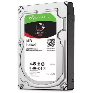 SEAGATE 8TB 3.5" 8TB IRONWOLF ST8000VN004 7200 RPM 256MB SATA-3 NAS Diski