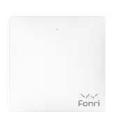 FONRİ WF3-EL3-0202-06 WIFI KABLOSUZ KENDİNDEN ENERJİLİ AKILLI DOKUNMATİK ÇİFTLİ DUVAR ANAHTARI